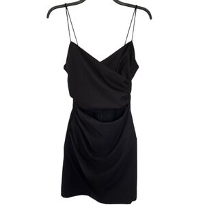 Zara Black Cutout Little Black Dress Size Small